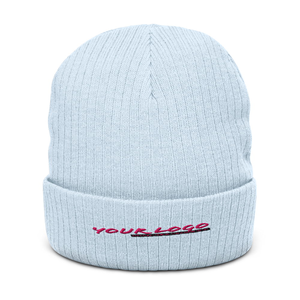 Your Logo Beanie - embroidery_front